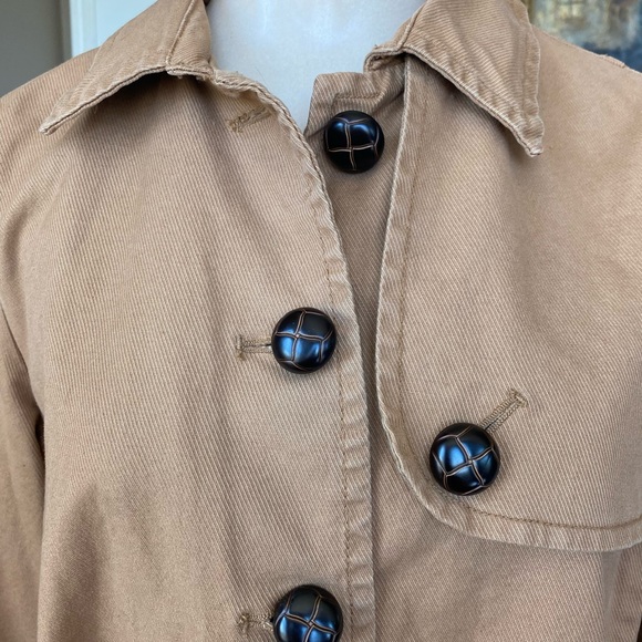 Gap Corduroy Jacket Coat Faux Fur Collar Removable - Picture 7 of 8